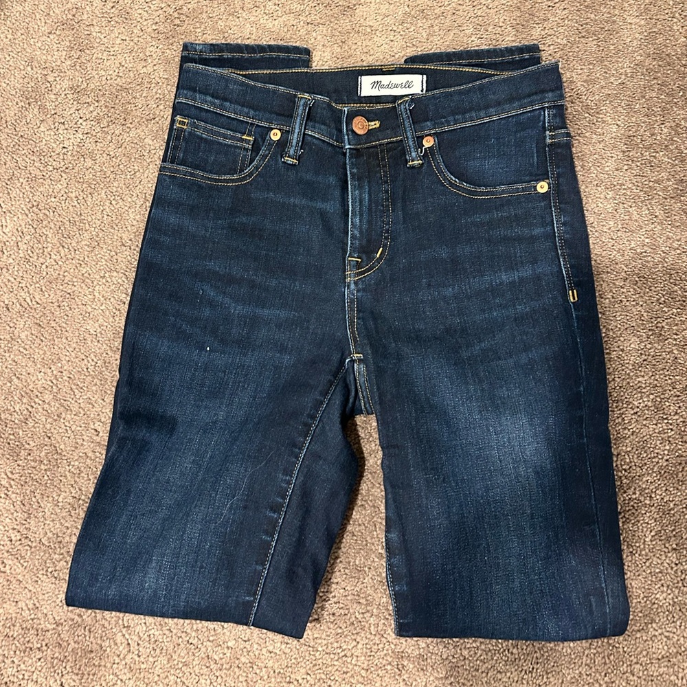 Madewell Women's Dark Blue Skinny Jeans